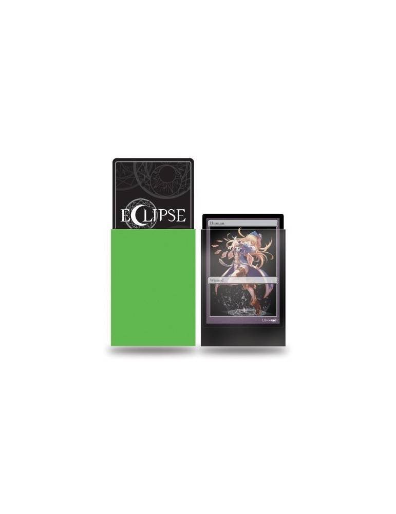 Glanzende Eclipse 60 mouwen lime groen jap maat Ultra Pro - 1