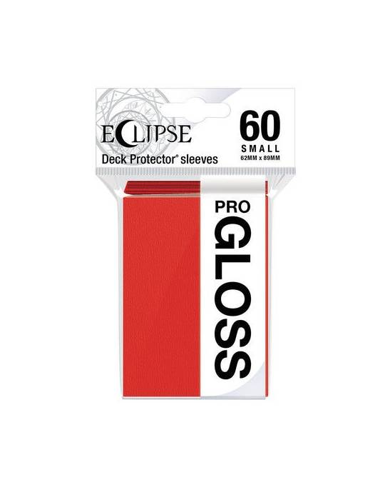 ULTRA PRO -Eclipse gloss 60 sleeves rouge format jap Ultra Pro - 1