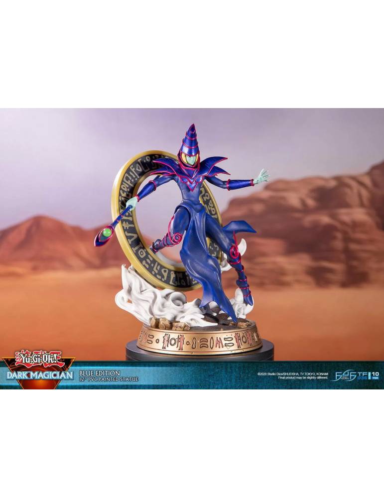Statue Magicien sombre édition bleue 29cm - Yu-Gi-Oh