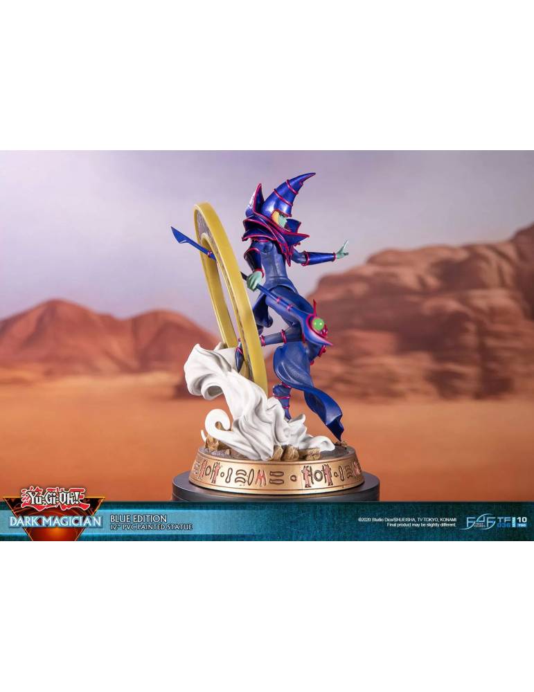 Dark Magician Statue Blue Edition 29cm - Yu-Gi-Oh