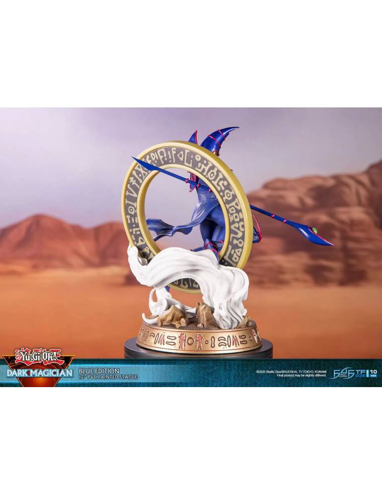 Dark Magician Statue Blue Edition 29cm - Yu-Gi-Oh