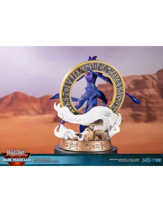 Dark Magician Statue Blue Edition 29cm - Yu-Gi-Oh