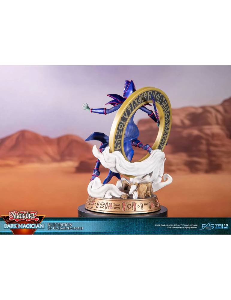 Statue Magicien sombre édition bleue 29cm - Yu-Gi-Oh