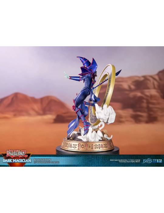 Dark Magician Statue Blue Edition 29cm - Yu-Gi-Oh