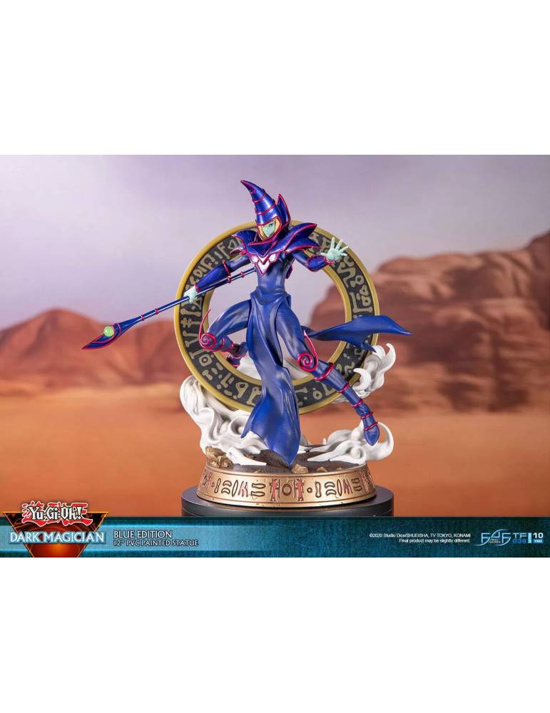 Statue Magicien sombre édition bleue 29cm - Yu-Gi-Oh
