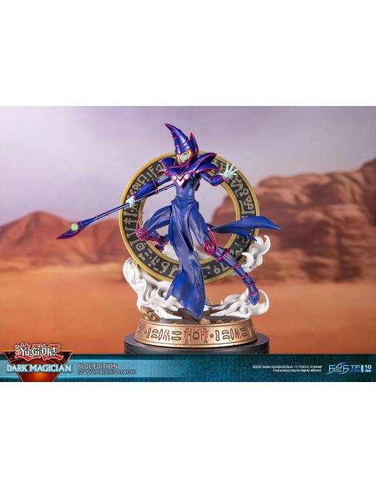 Dark Magician Statue Blue Edition 29cm - Yu-Gi-Oh