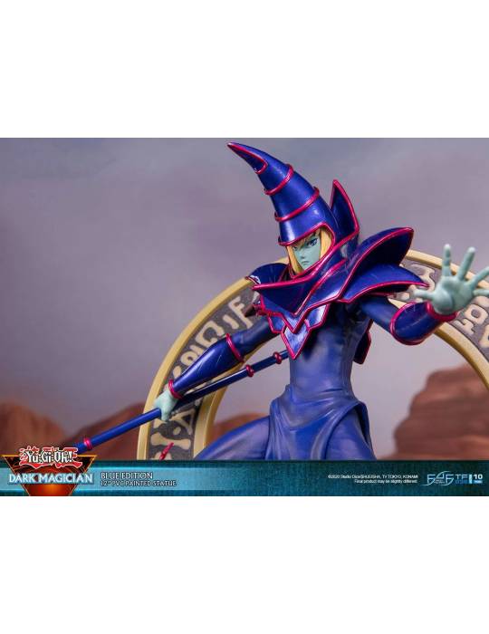 Dark Magician Statue Blue Edition 29cm - Yu-Gi-Oh