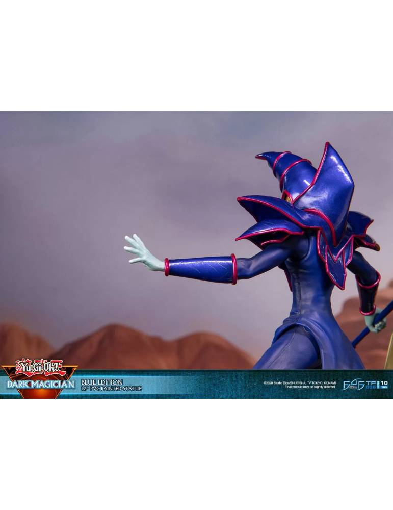 Dark Magician Statue Blue Edition 29cm - Yu-Gi-Oh