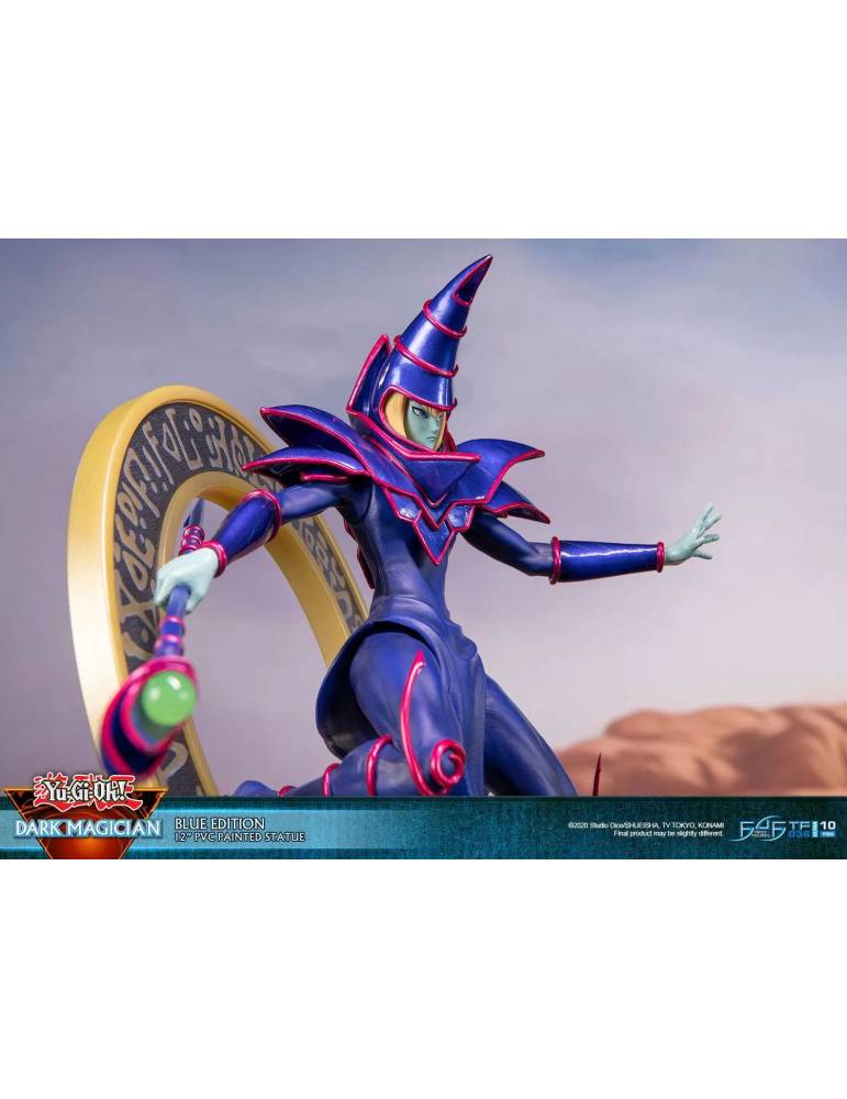 Dark Magician Statue Blue Edition 29cm - Yu-Gi-Oh