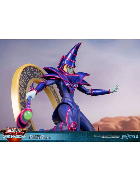 Dark Magician Statue Blue Edition 29cm - Yu-Gi-Oh