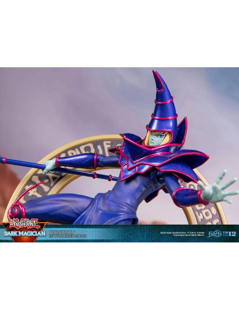 Statue Magicien sombre édition bleue 29cm - Yu-Gi-Oh