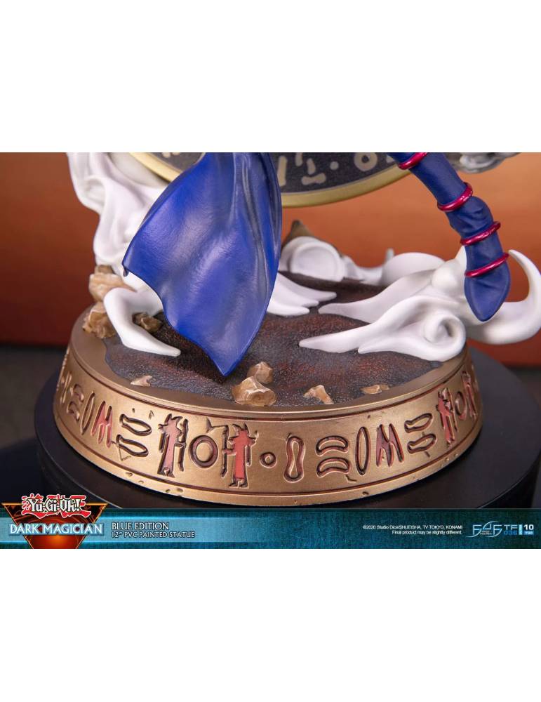 Statue Magicien sombre édition bleue 29cm - Yu-Gi-Oh