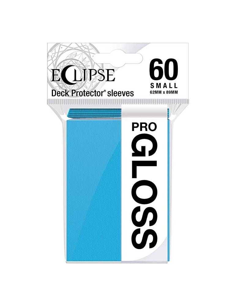 Eclipse brillant 60 sleeves bleu ciel format jap Ultra Pro - 1