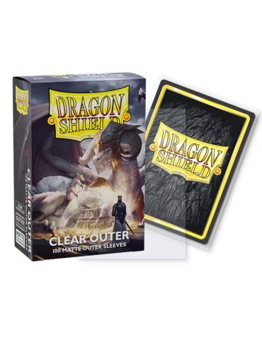 Outer sleeve dragon shield standard matte transparent x100