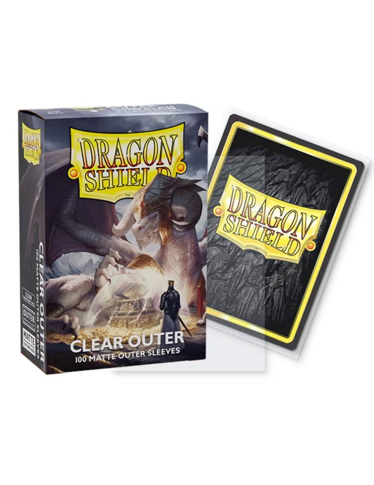 Outer sleeve dragon shield standard matte transparent x100