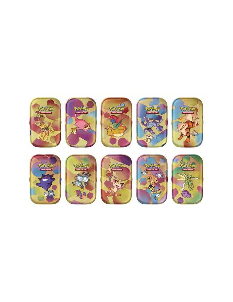 Pokemon 151 metal tin (2 boosters+coin)