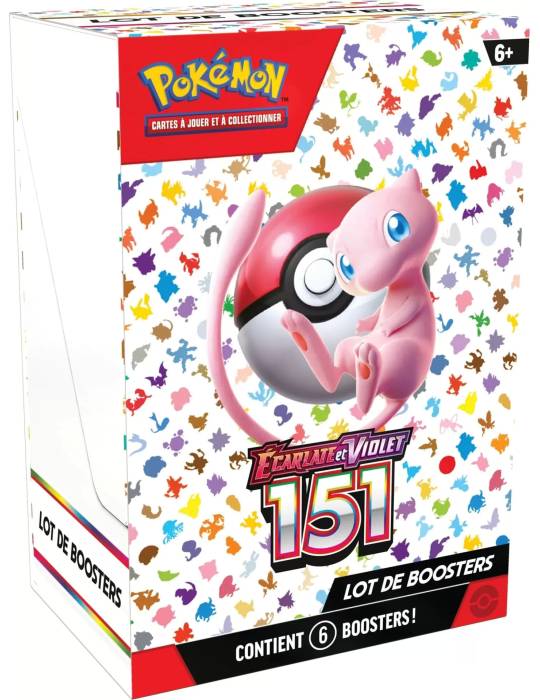 Pokémon 151 set van 6 boosterpakketten EV3.5 Scarlet en Violet