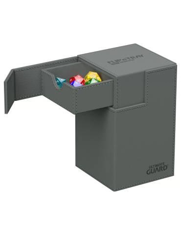 Flip`n`Tray 100+ XenoSkin boite de deck couleur au choix - ULTIMATE GUARD – Gris