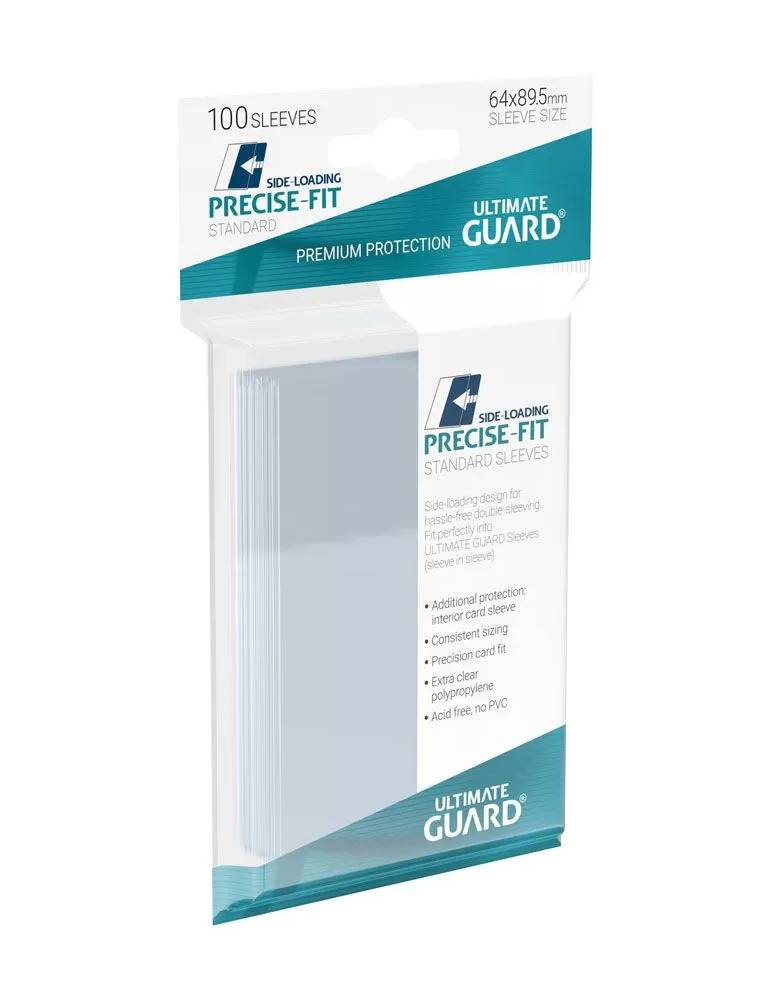 100 Precise-Fit Sleeves aan de zijkant, standaardformaat Transparante ultimate guard
