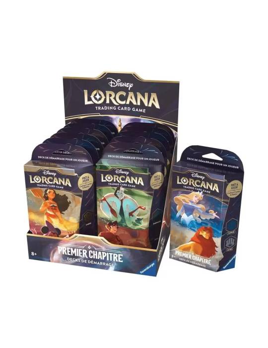 Disney Lorcana chapitre 1 decks de démarrage