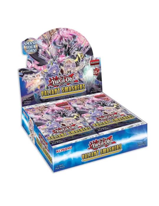 De Valiant Smashers display 24 yu-gi-oh-boosters