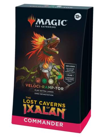 Deck Commander : Les cavernes oubliées d'Ixalan magic the gathering – FR – Véloci-rampe-tor