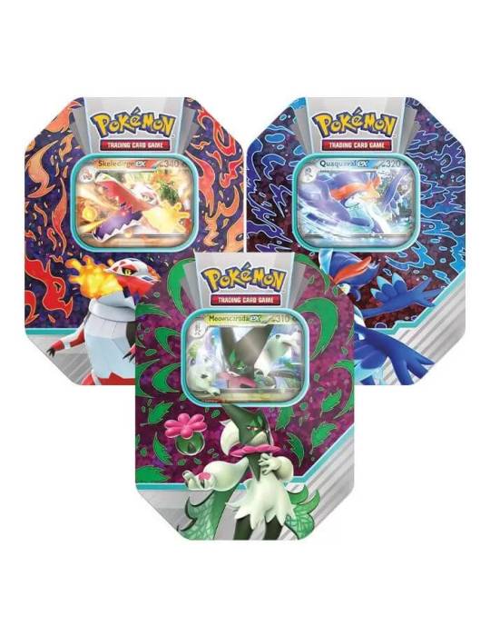 Partenaires de Paldea Ex Boite métallique Pokémon JCC