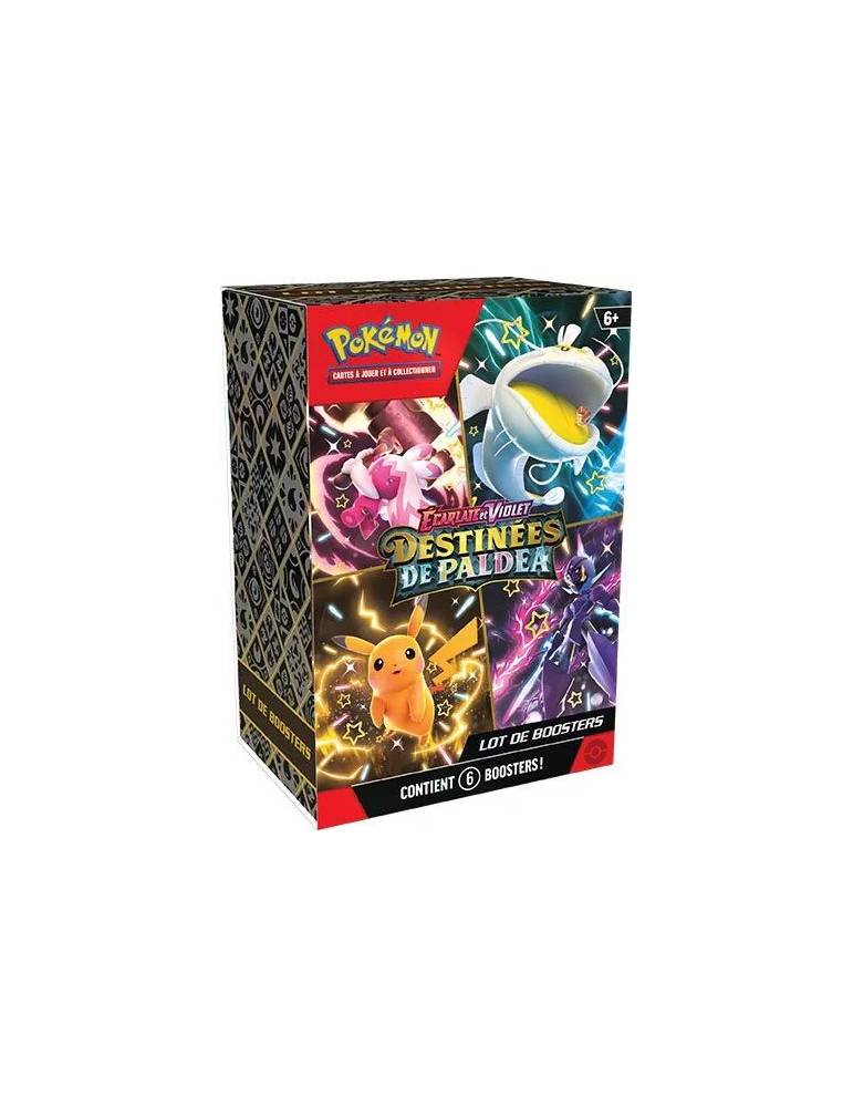 Lot de boosters destinées de paldea Pokémon JCC (6 boosters EV4.5)