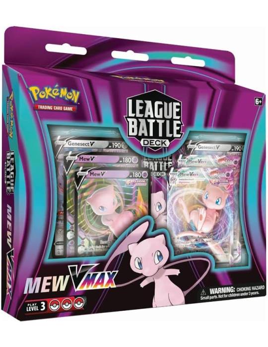 League Battle deck MEW Vmax Pokémon JCC