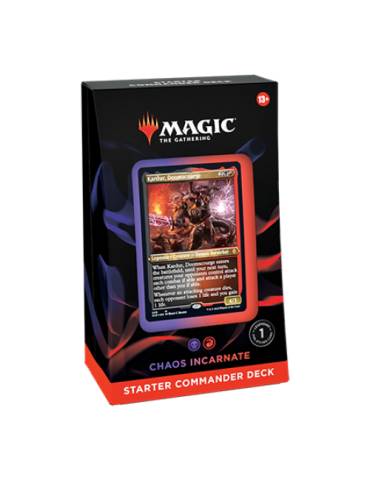 Deck d'initiation commander 2022 magic the gathering – FR – Chaos incarné
