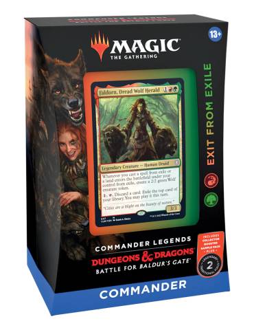 Donjon & dragon la bataille de la porte de baldur commander deck magic the gathering – FR – Sortie de l'exil
