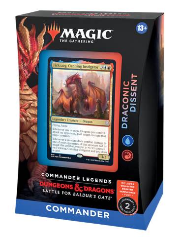 Donjon & dragon la bataille de la porte de baldur commander deck magic the gathering – FR – Dissension draconique