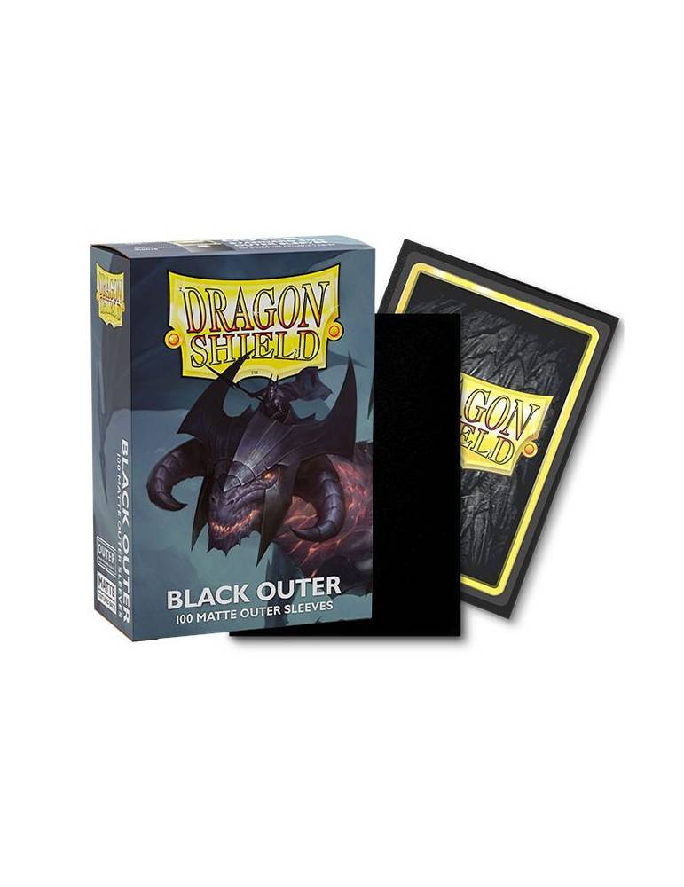 Outer sleeve dragon shield standard matte black x100