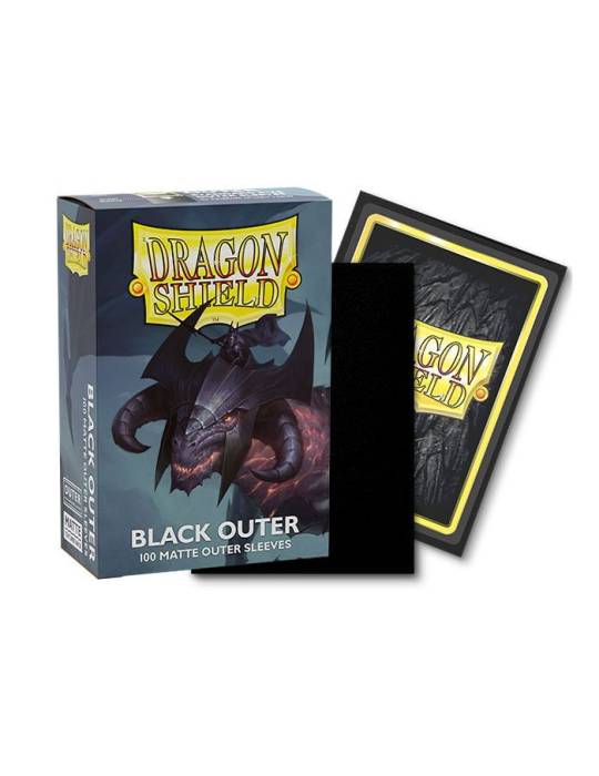 Outer sleeve dragon shield standard matte black x100