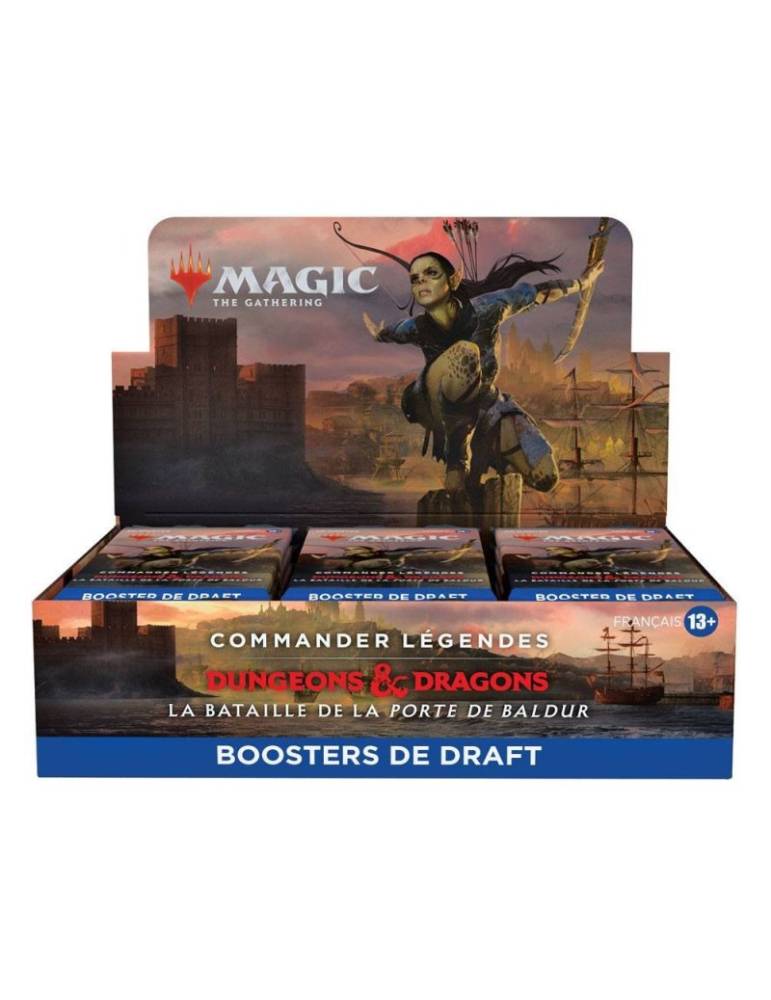 La bataille de la porte de baldur donjon & dragon commander légendes display 24 booster draft