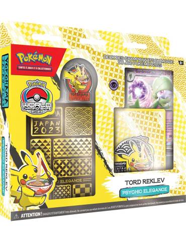Deck championnat du monde WCD 2023 Japon Pokémon JCC – FR – Tord Reklev "Psychic Elegance"