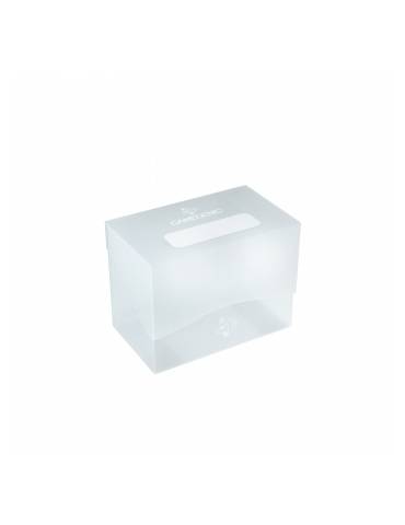Boite de deck rangement latéral 80+ cartes Gamegenic – Transparent