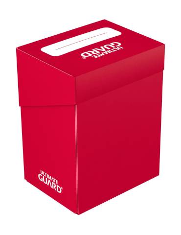kaartendoos Deck Case 80+ standaardformaat ULTIMATE GUARD – Rood