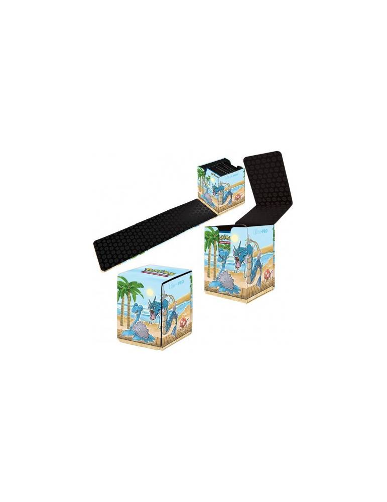 Pokemon - Ultra Pro Deck Box - 100+ Alcove Flip Box LEATHERETTE - Seaside Ultra Pro - 1