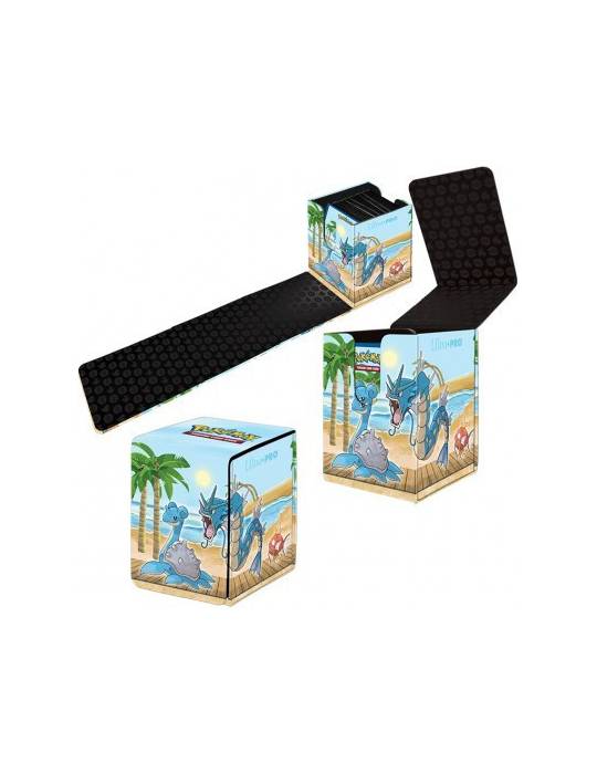 Pokémon - Ultra Pro Deck Box - 100+ Alcove Flip Box SIMILICUIR - Bord de Mer Ultra Pro - 1