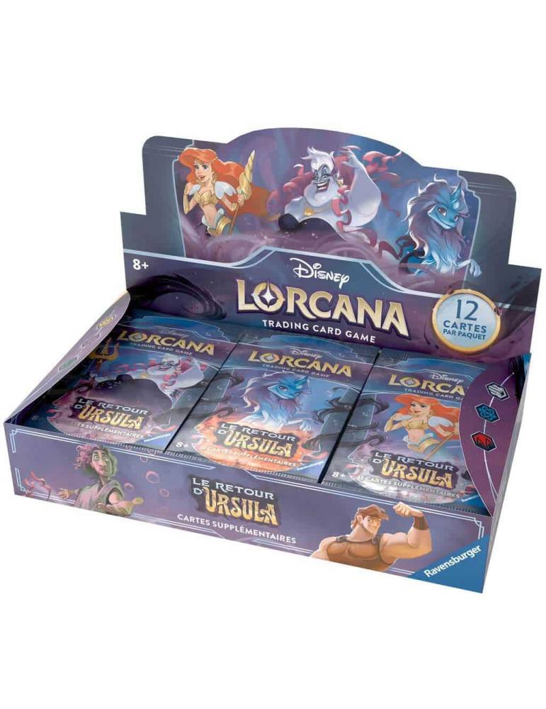 Chapitre 4 le retour d'Ursula display 24 boosters Disney Lorcana