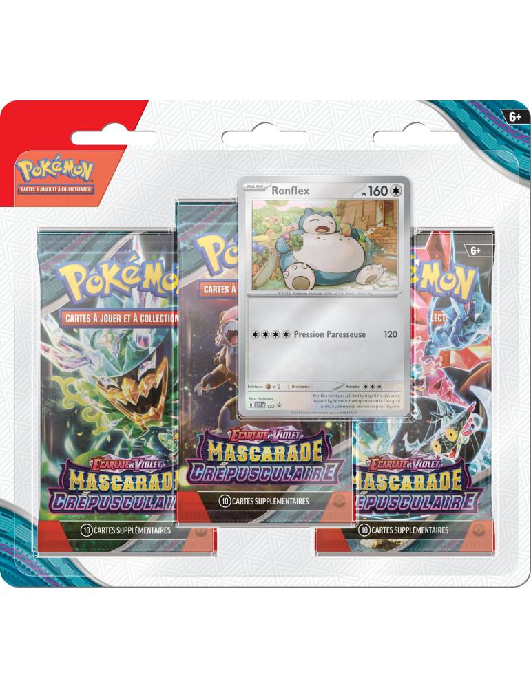 3 boosters pack Twilight Masquerade scarlet and violet pokemon TCG