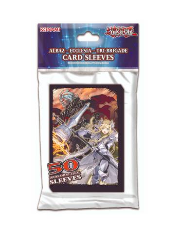 50 Albaz ecclesia sleeve protective pouch Yu-Gi-Oh