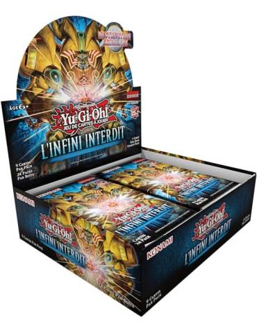 Display de Pack de Booster L'Infini Interdit (24 Boosters) INFO Yu-Gi-Oh