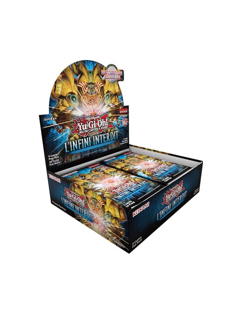 Display de Pack de Booster L'Infini Interdit (24 Boosters) INFO Yu-Gi-Oh