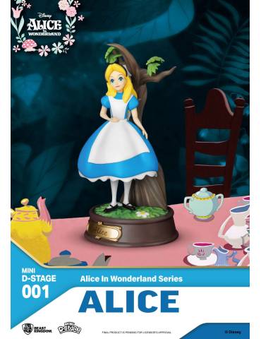 Disney Alice in Wonderland 10cm mini D-STAGE figurine