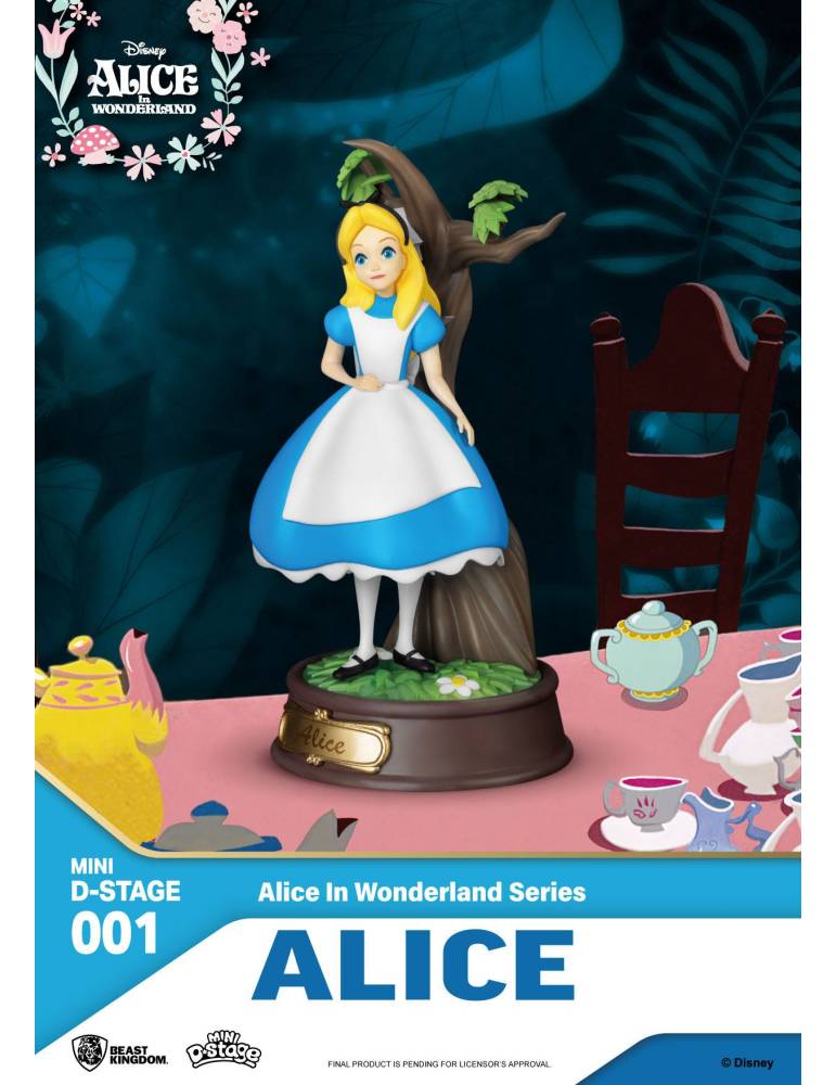 Figurine Disney Alice au pays des merveilles 10 cm mini D-STAGE