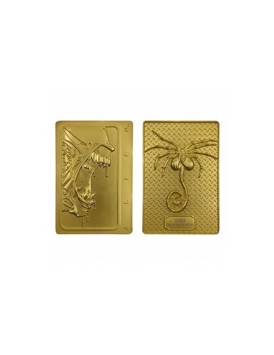 Alien xenomorphe 24 KARAT plaqué or édition limitée Fanattik - 1