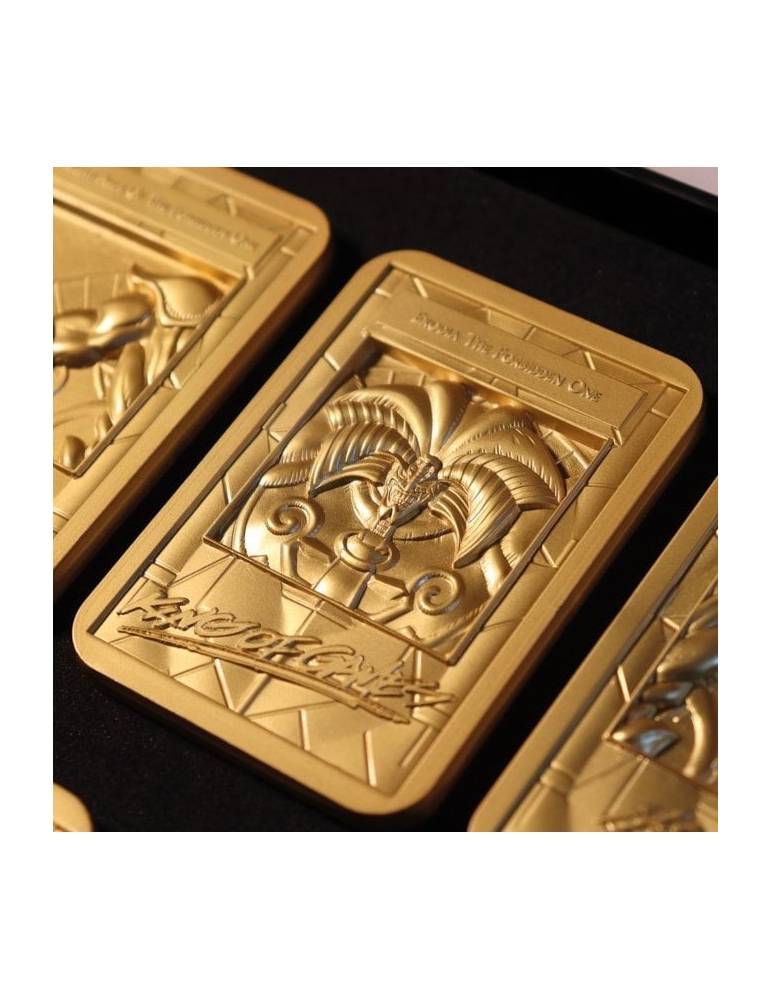 Exodia l'interdit forbidden one lingot plaqué or 24 carats édition limitée Fanattik - 2