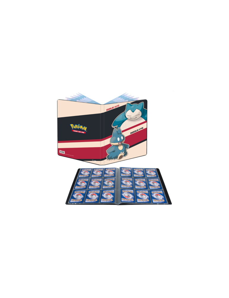 portfolio 9 pochettes ronflex et goinfrex ultra pro pokemon